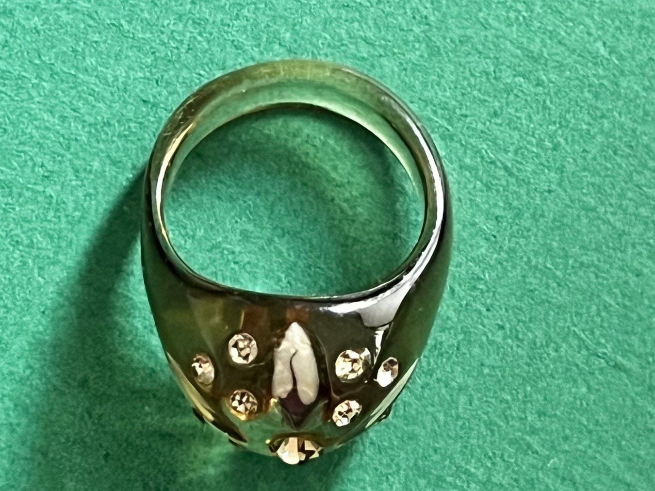 Anelli: Unique!!! Transparenter Acryl Ring (56) – Usato da Laufen venduto da Trendmarket 4