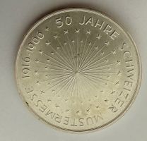 Münze 50 Jahre Mustermesse 1916 - 1966