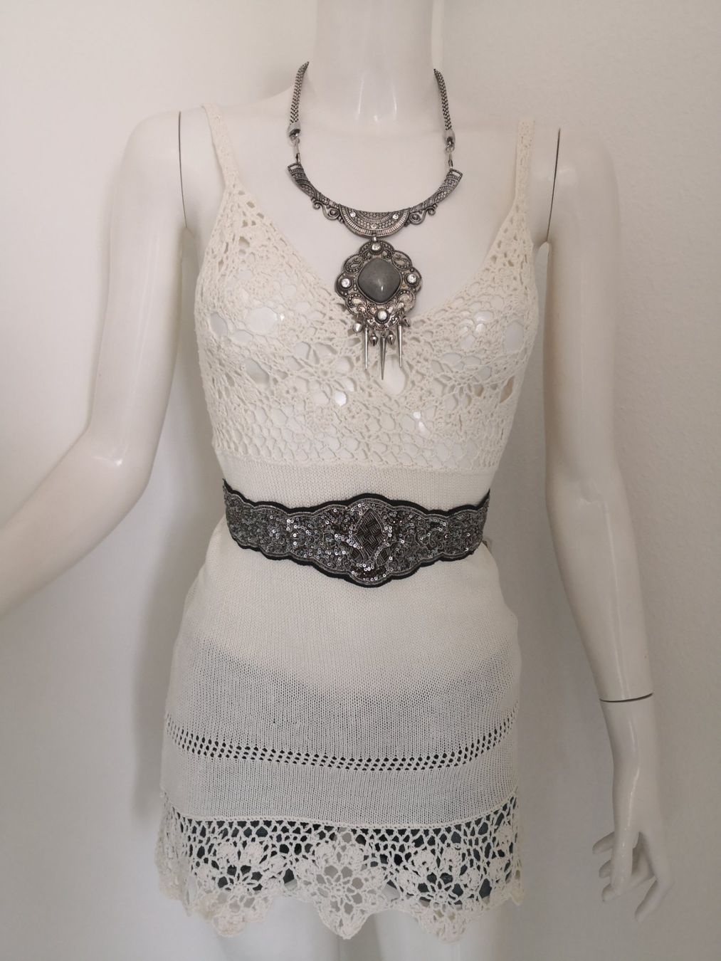 Mango Tops: 🤩MANGO HÄKEL-STRICK-TOP ECRU & D&G P. – D'occasion à Olten par Naja-Twins-Twins 1