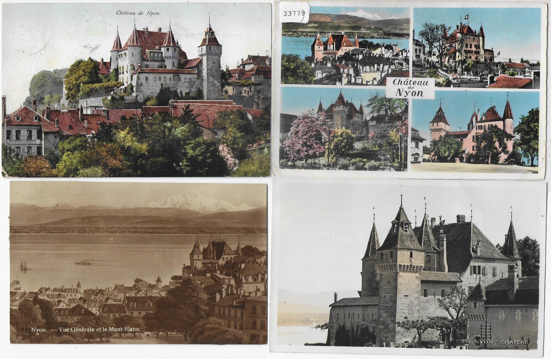 Cartoline postali: 4 AK - Nyon – Usato da Ettingen venduto da Kartenplanet