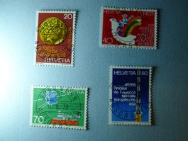 1979 Sonderpostmarken 2  632 bis 635 ET Vollstempel