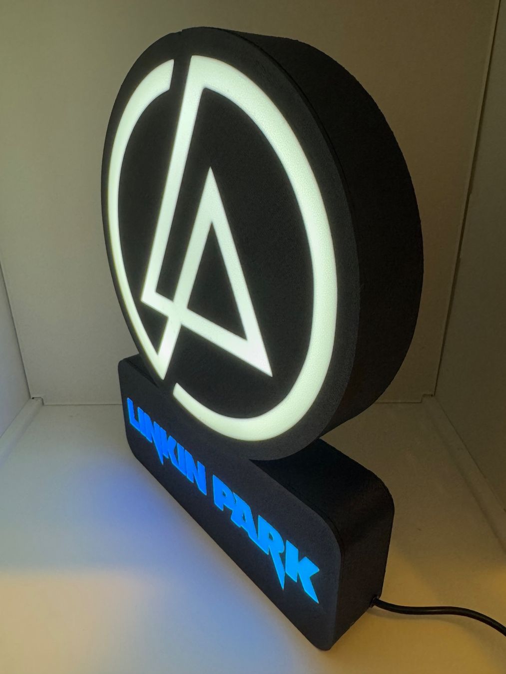 Lampen: Lightbox lampe led Blanc et RGB LINKIN PARK – Neu (gemäss Beschreibung) aus Vicques von PAMB3D 4