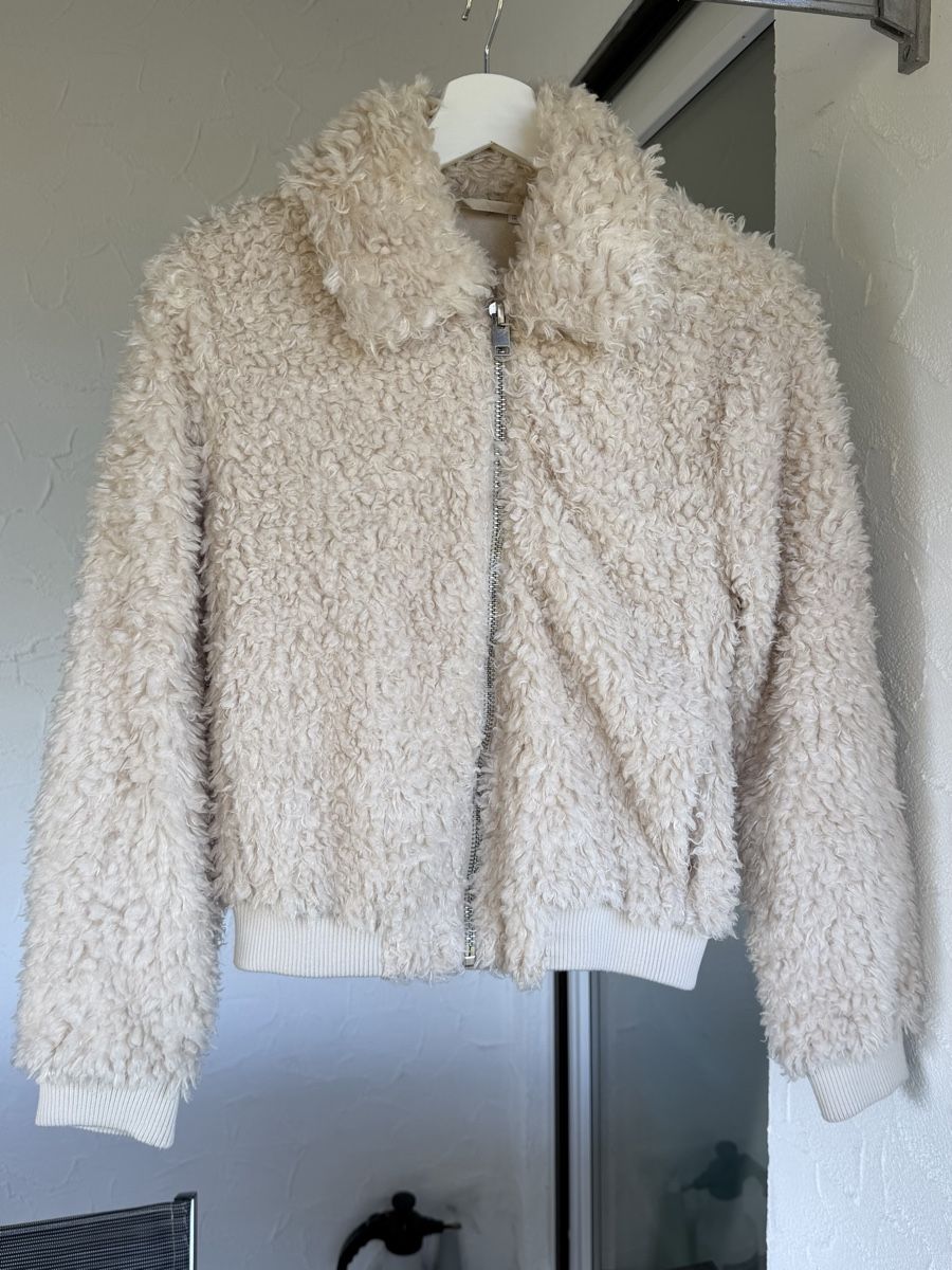 H&M Giacche: Jacke Kunstfell beige – Nuovo (secondo la descrizione) da Frümsen venduto da laura002