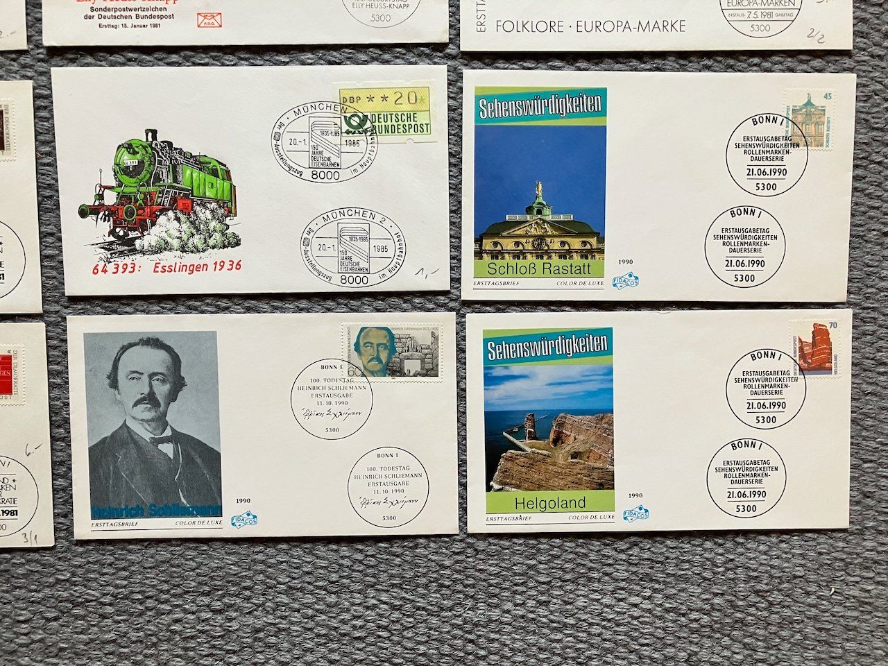 Tutti i francobolli: Deutschland - 32 FDC 1978-90 – Usato da Nesslau venduto da andi_hon 8