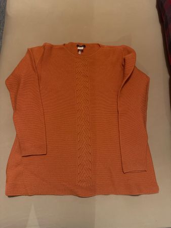 Orange Wollpullover von Prelude - Warm für den Winter!
