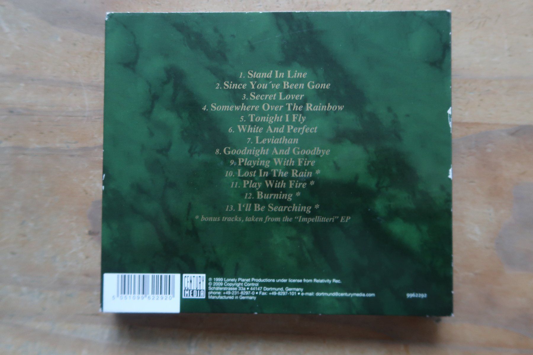 CDs: IMPELLITTERI - STAND IN LINE - BONUS TRACKS - CD – Gebraucht aus Basel von Patiscat 1