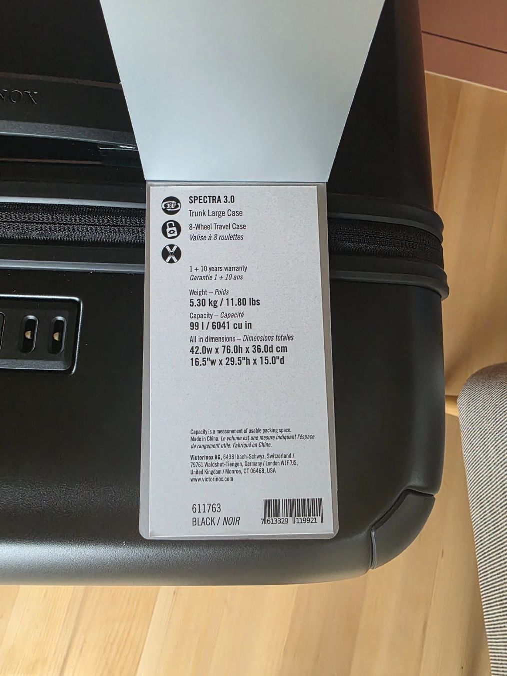 Victorinox Valigie: Victorinox Spectra 3.0 Trunk Large Case – Nuovo (secondo la descrizione) da Gerzensee venduto da j0k3r 1