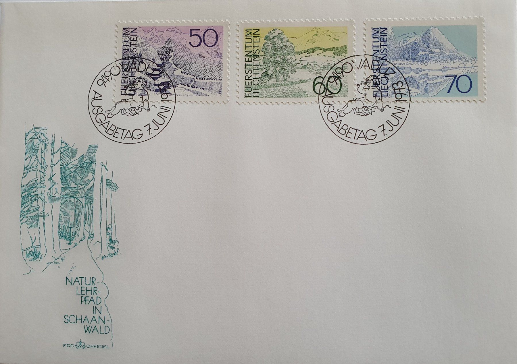 Buste & buste per spedizione: 1973, kompletter FDC Satz – Nuovo (secondo la descrizione) da Alten venduto da Regenwasser 3