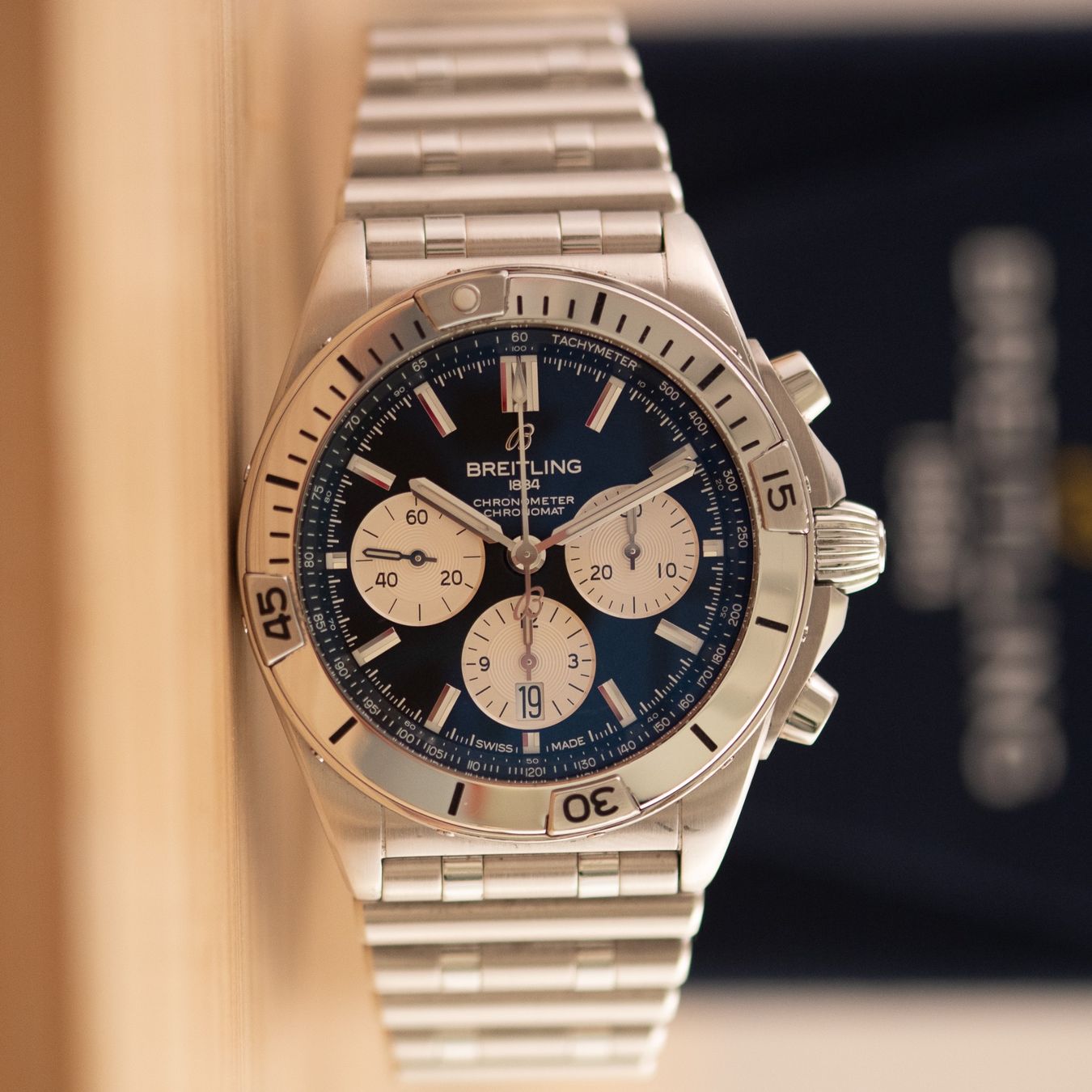 Breitling Orologi: Breitling Chronomat / AB0134101B2A1 / 2024 / Full Set – Usato da Luzern venduto da PrimeSwissTime
