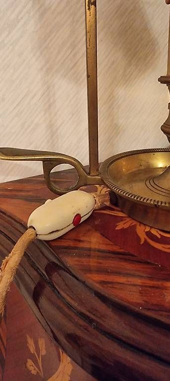 Lampade: Orginale, Antike Bouillotte Tischlampe – Usato da Kaufdorf venduto da Nati-Nati 6