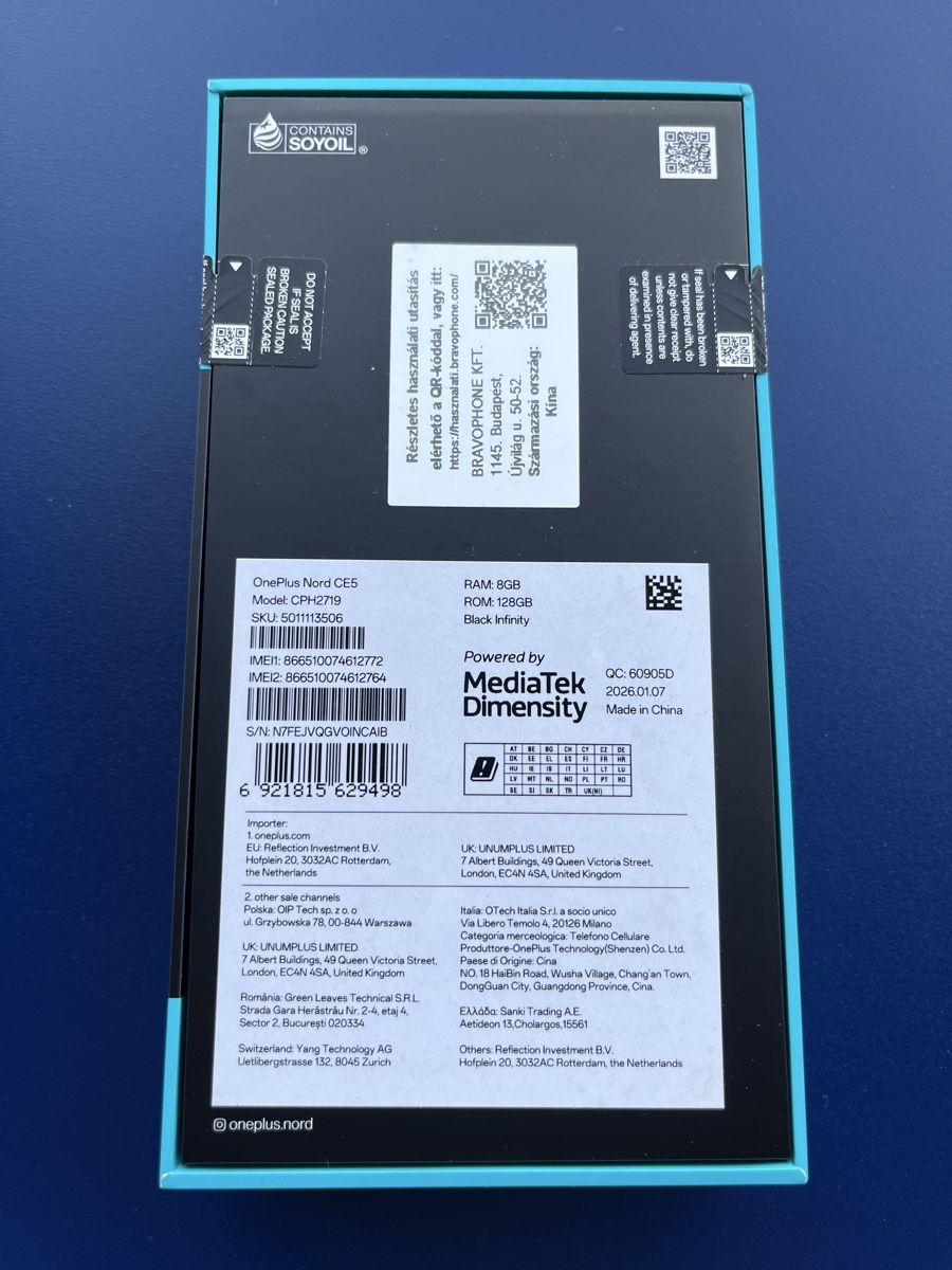 OnePlus Telefoni cellulari / Smartphones: OnePlus Nord CE5, 128GB Black Infinity, neu. – Nuovo e nell'imballaggio originale da Gwatt (Thun) venduto da marcel.daehler 3