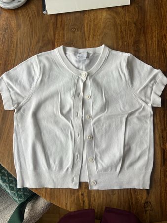 ASOS Cardigan Weiss, Grösse S, kurz arm