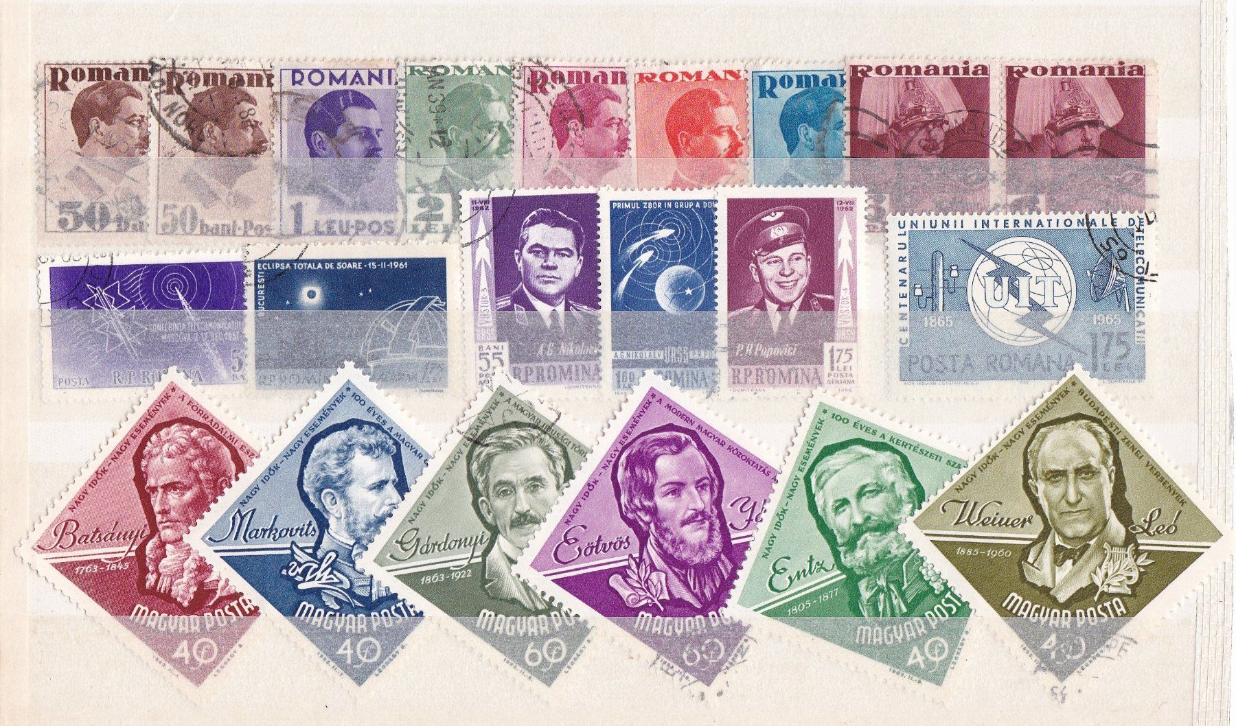 Alle Briefmarken: Briefmarken Steckkarten "Ausland" – Gebraucht aus Münchwilen AG von Nesar 7