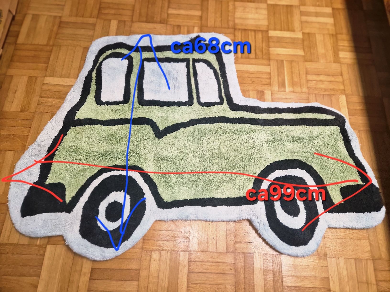 Tappeti: Teppich Auto ca 68x99cm – Usato da Stüsslingen venduto da white_angel86 1