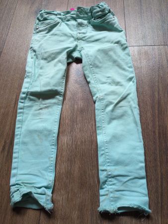 Mädchen Jeans Hosen 104 grün ab 1.-