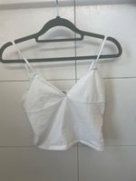 Sommerliches Trägershirt Weiss Gr. XS - Perfekt für den warm
