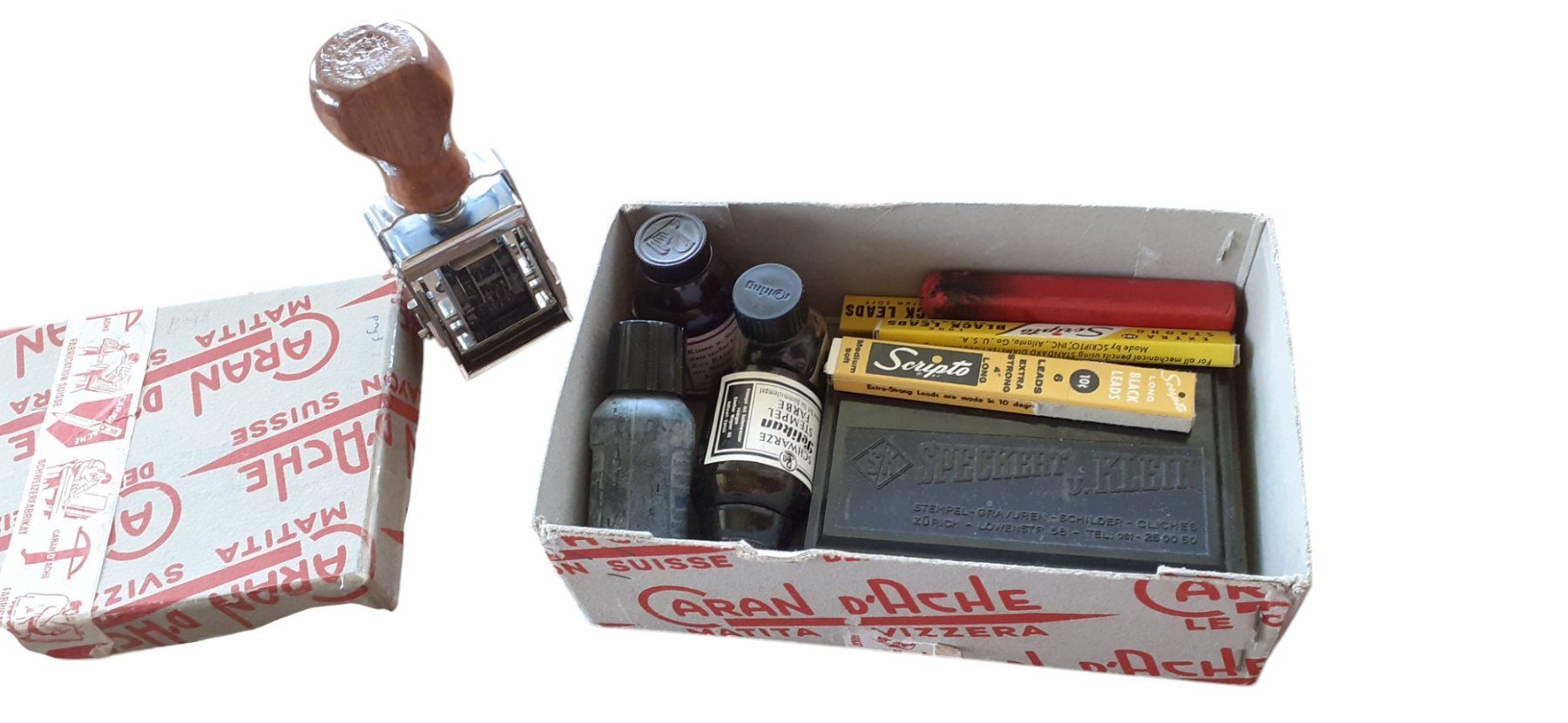 Stempel: Stempel Caran D'Ache + Zubehör – Gebraucht aus Mörschwil von antiksalon 2