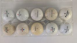 Golfbälle Diverse Marken, 10 Stück - Ideal für Anfänger