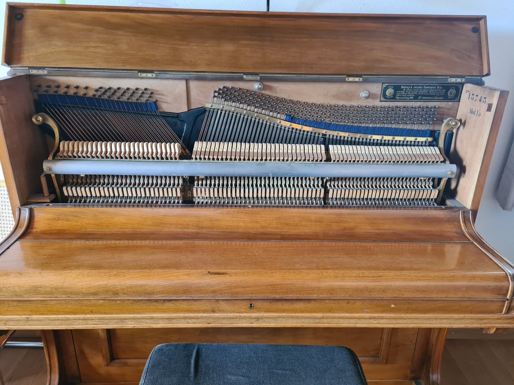 Musikinstrumente: guterhaltenes Klavier von Burger&Jacobi – Gebraucht aus Treiten von Zirgi61 3