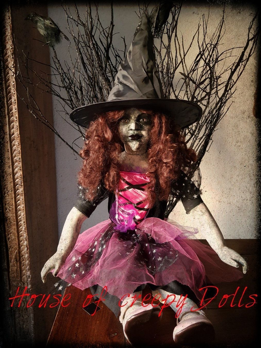 Puppen: 🕷HORROR / HALLOWEEN HEXE – Neu (gemäss Beschreibung) aus Root von LifestyleAccessoires 1