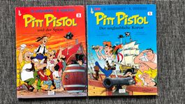 2 Comics: Pitt Pistol, unglaubliche Korsar + der Spion
