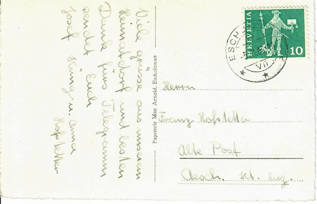 Cartes postales: Escholzmatt – D'occasion à Hochdorf par Ziegel-16 1