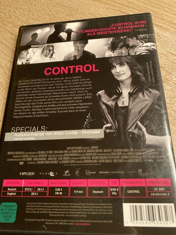 Control Joy Division Film DVD Kaufen auf Ricardo