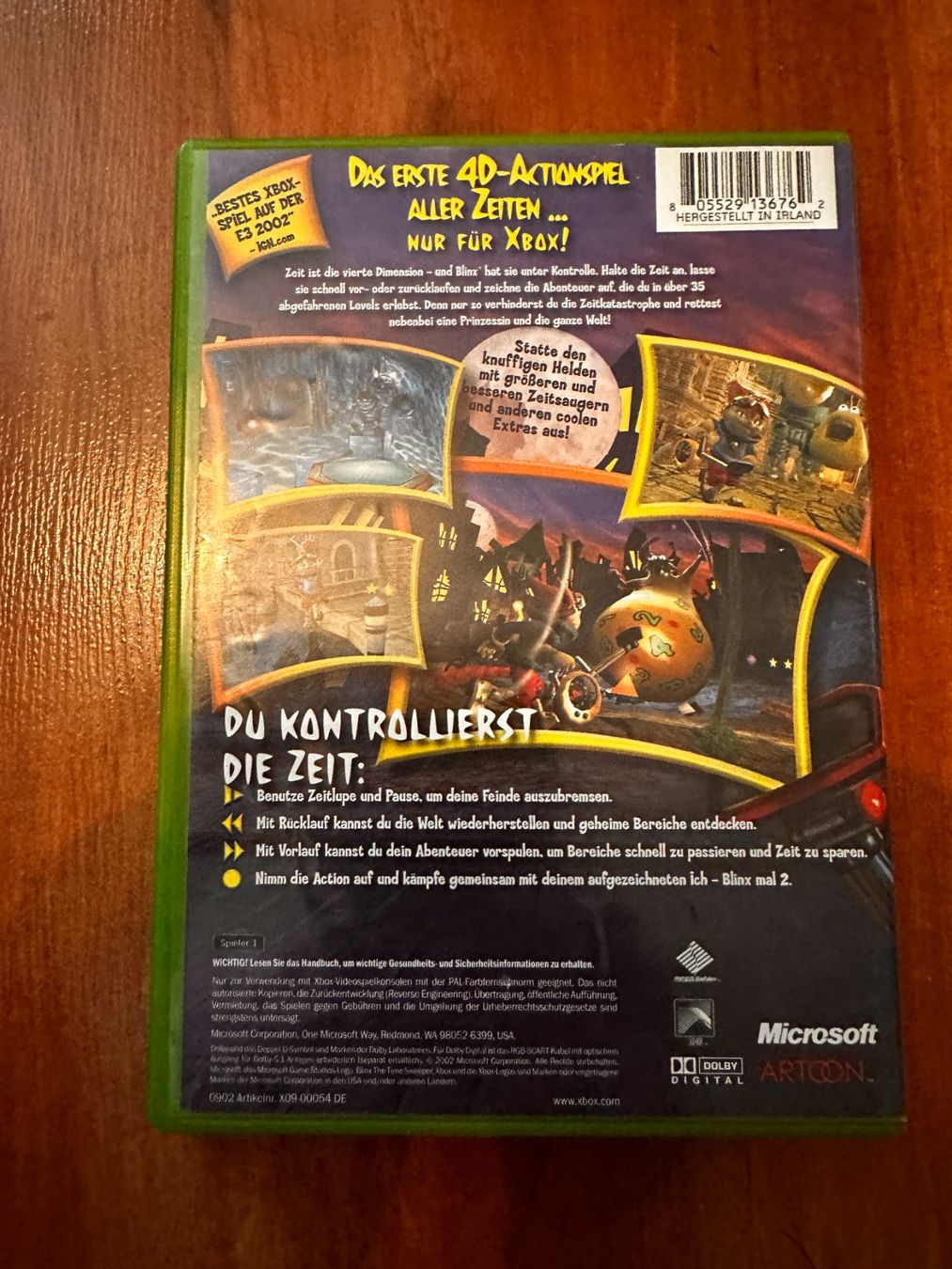 Microsoft Spiele: Jeu Xbox:  Blinx The Time Sweeper - Complet – Gebraucht aus Bellevue von LarsUlrich01 1