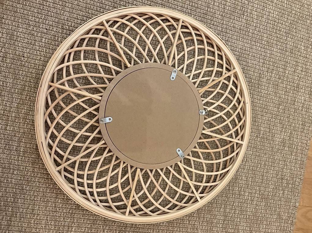 Specchi: Boho Rattan Sunburst Wall Mirror – Nuovo e nell'imballaggio originale da Basel venduto da seb_vk7r 3