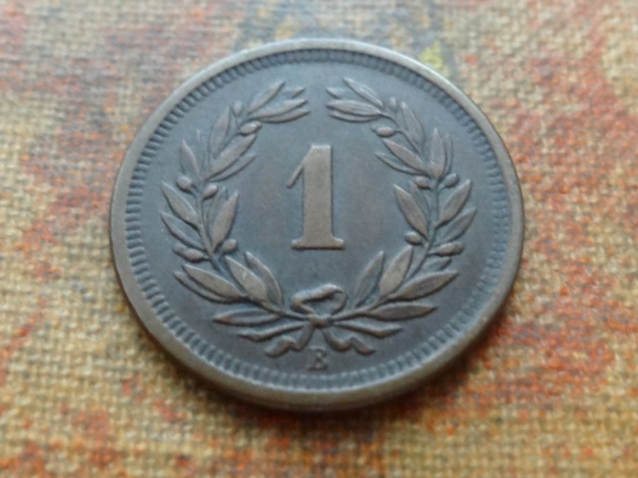 Tutti le monete: 1 Rp. 1895  (B) – Usato da Romanel-sur-Lausanne venduto da Swift13 1