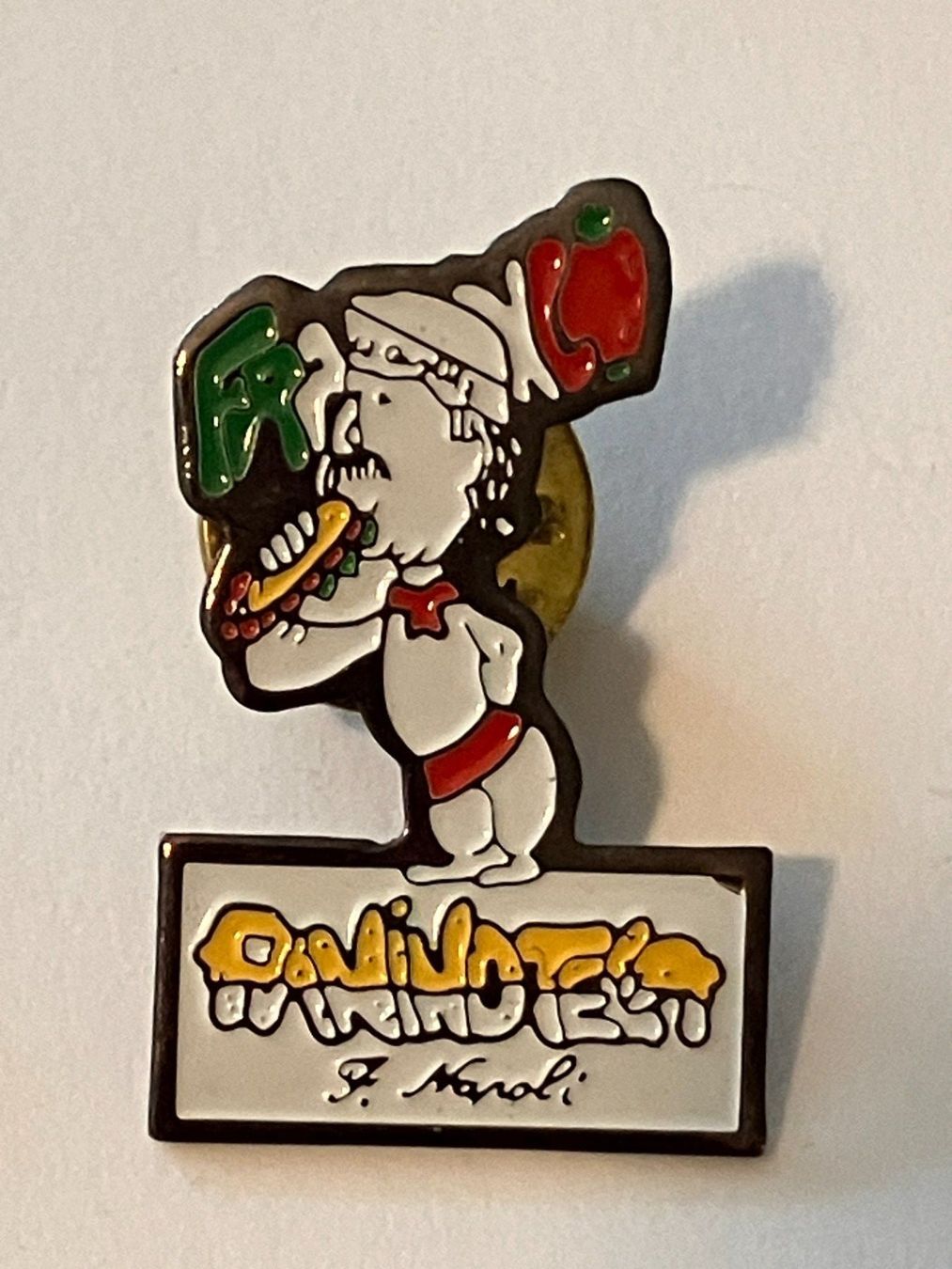 Plaketten & Abzeichen: 1 Pin Paninotheca F. Napoli – Gebraucht aus Basel von djwwpp