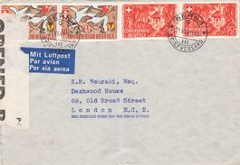 Bern (BE) Bundesfeier Luftpost nach London 1941
