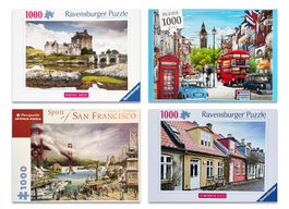 4 Puzzles 1000 Teile