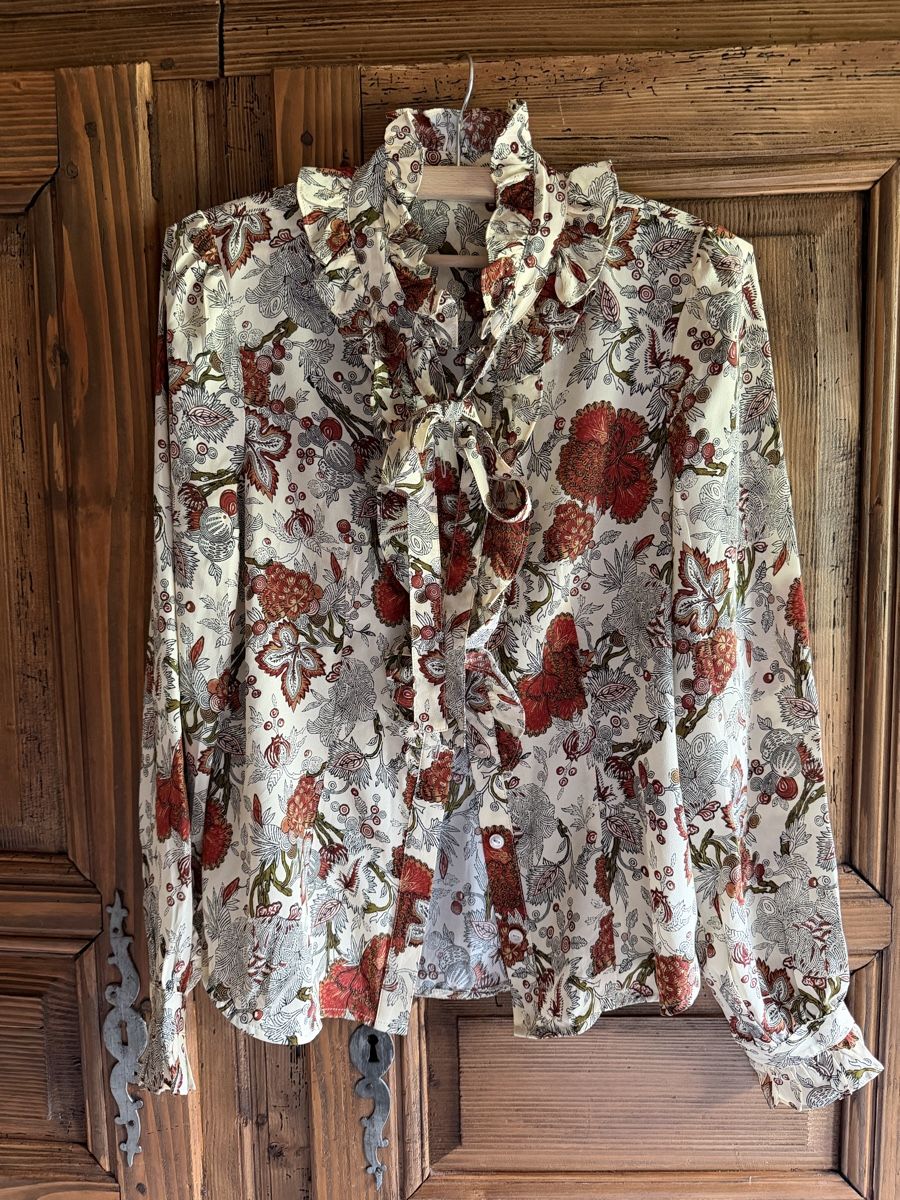 Ulla Johnson Camicette: Ulla Johnson Seidenbluse Gr US 4, DE 34/36 mit Rüschen – Nuovo (secondo la descrizione) da Rougemont venduto da phi_cbb8