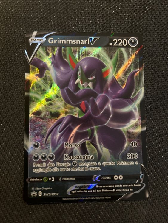 Grimmsnarl Vmax Ultra Rare 115/189 Pokémon Tcg - Dark | Meses sin interés