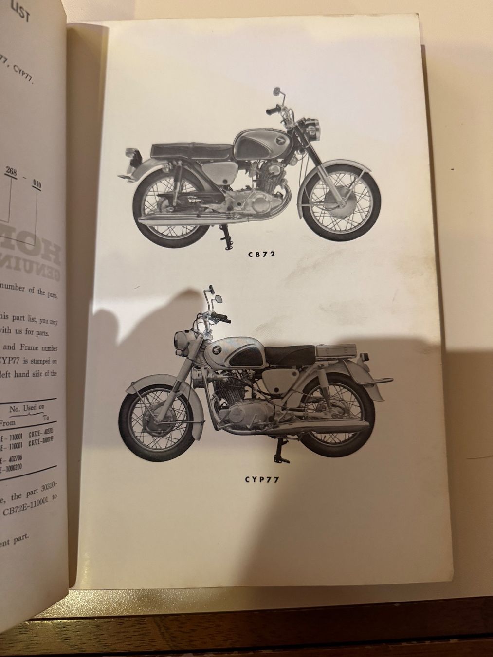 Honda Strada: Honda CB72 , CB77 – Usato da Morrens VD venduto da kawah2 1