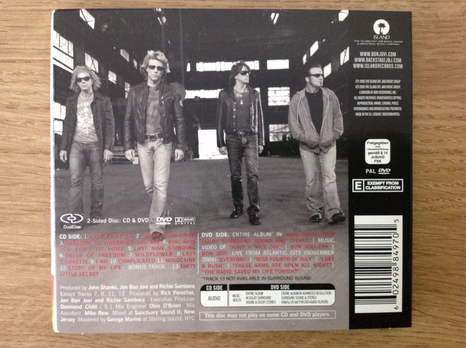 CD: Bon Jovi - Have A Nice Day CD/DVD – Nuovo (secondo la descrizione) da Aigle venduto da St_anger 1