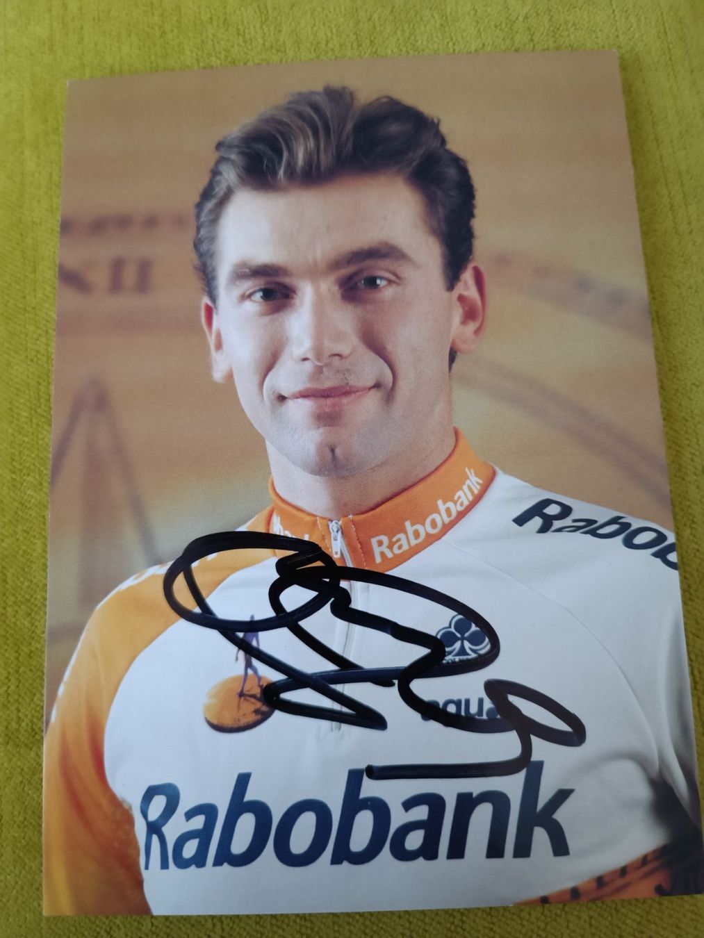 Autografi: Johan Bruyneel - Rad - handsigniert – Usato da Menziken venduto da Autogramme