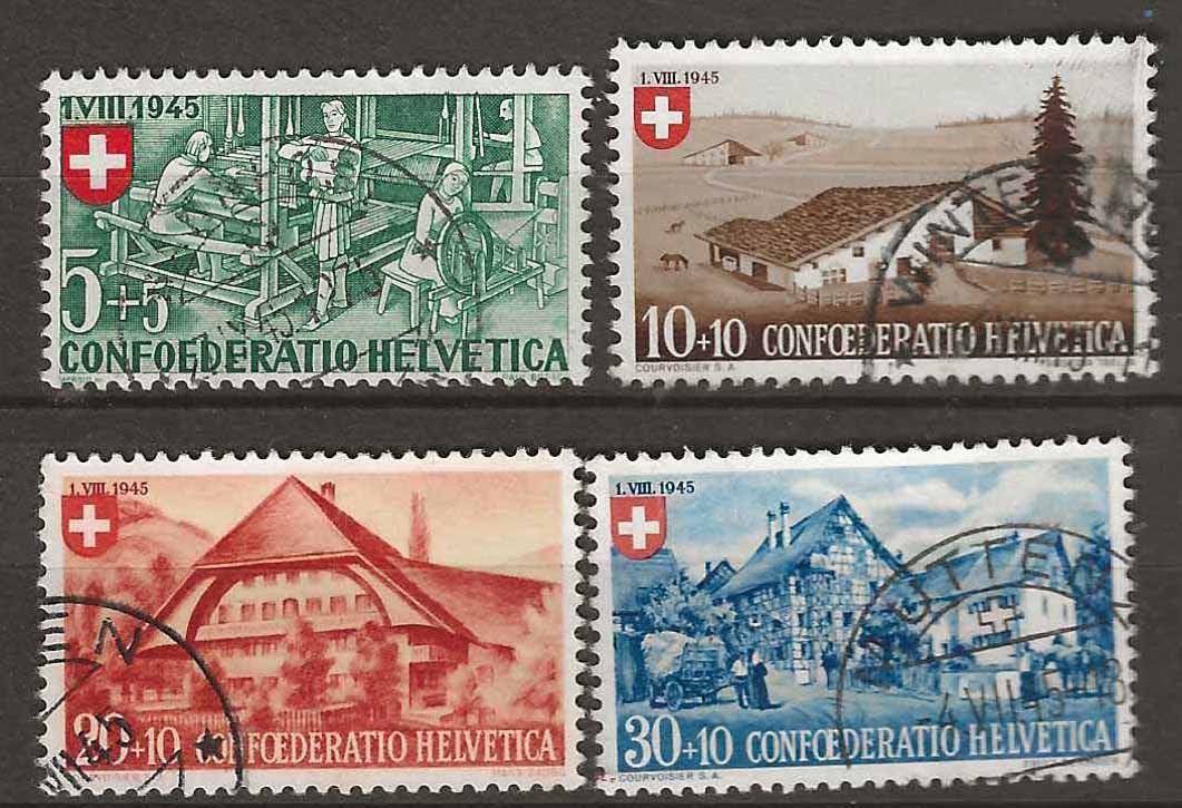 Tutti i francobolli: PP045 - Pro Patria 1945 obl. – Usato da Trélex venduto da Phil_Albert