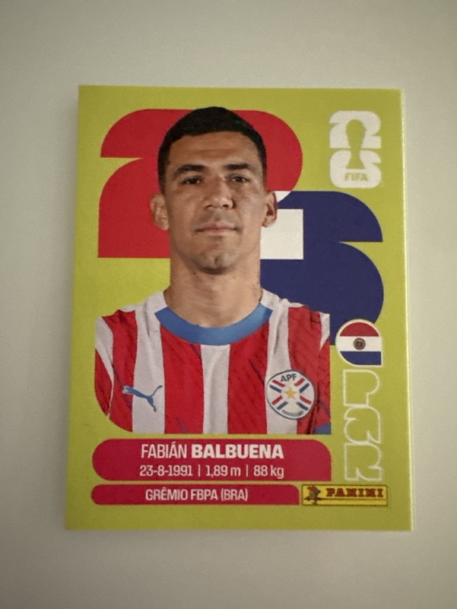 Panini Carte collezionabili: Panini 2026 Fabian Balbuena PAR5 – Nuovo (secondo la descrizione) da Bern venduto da akl_sy9s