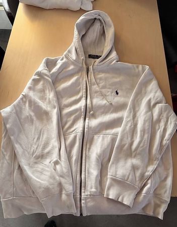 WEISSE POLO RALPH LAUREN JACKE