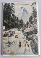 Souvenir de Zermatt - Ansichtskarte mit Leporello 1906