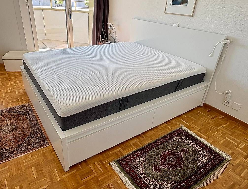 Ikea Letti: Lit complet IKEA "MALM" 160 x 200 – Usato da Clarmont venduto da Picaros