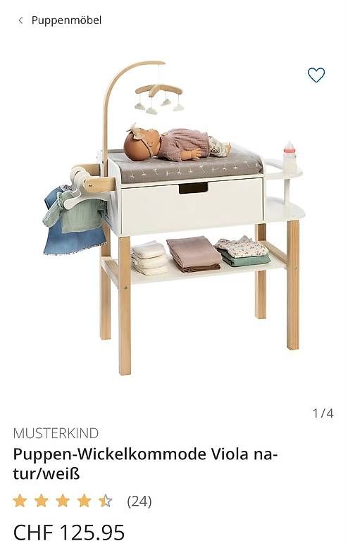Giocattoli: Puppen Wickelkommode – Usato da Bern venduto da schanki_bern