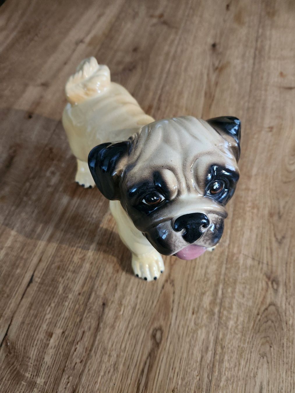 Figuren: Hund / Mops Deko, Vintage – Gebraucht aus Fanas von Rurero03