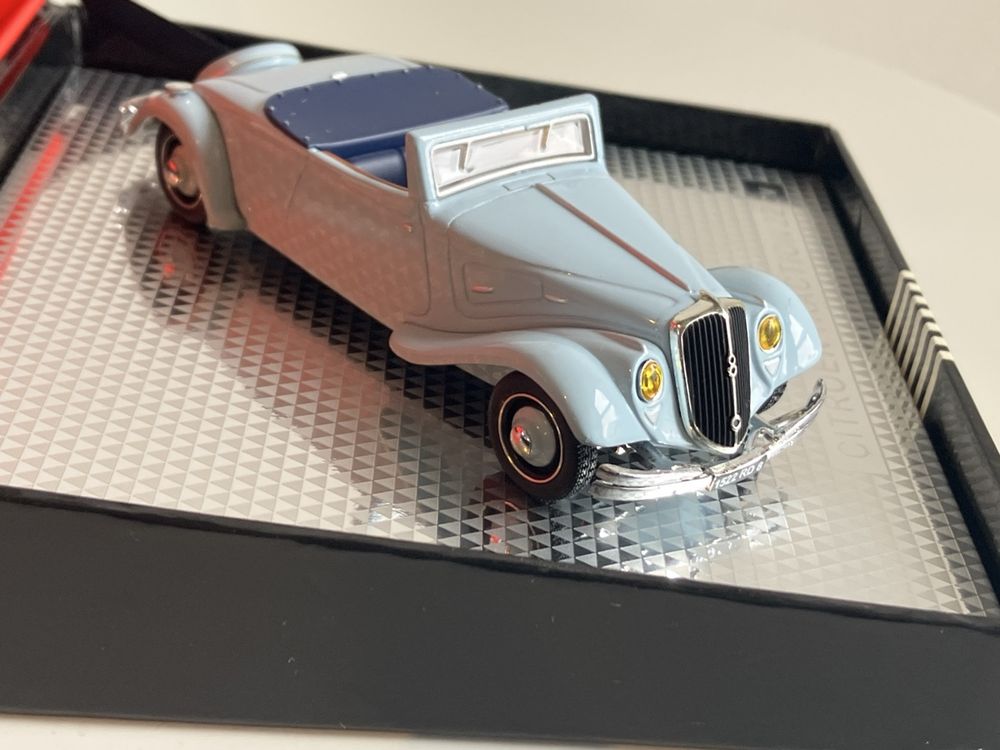 Miniature Norev 1/43 – Citroën Traction 22CV Roadster 1934 Bleue, Occasion