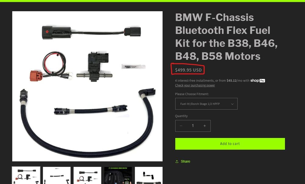 BMW B58 Fuel-It! Bluetooth Ethanol Sensor Kit f??r BMW Dorch | Kaufen ...