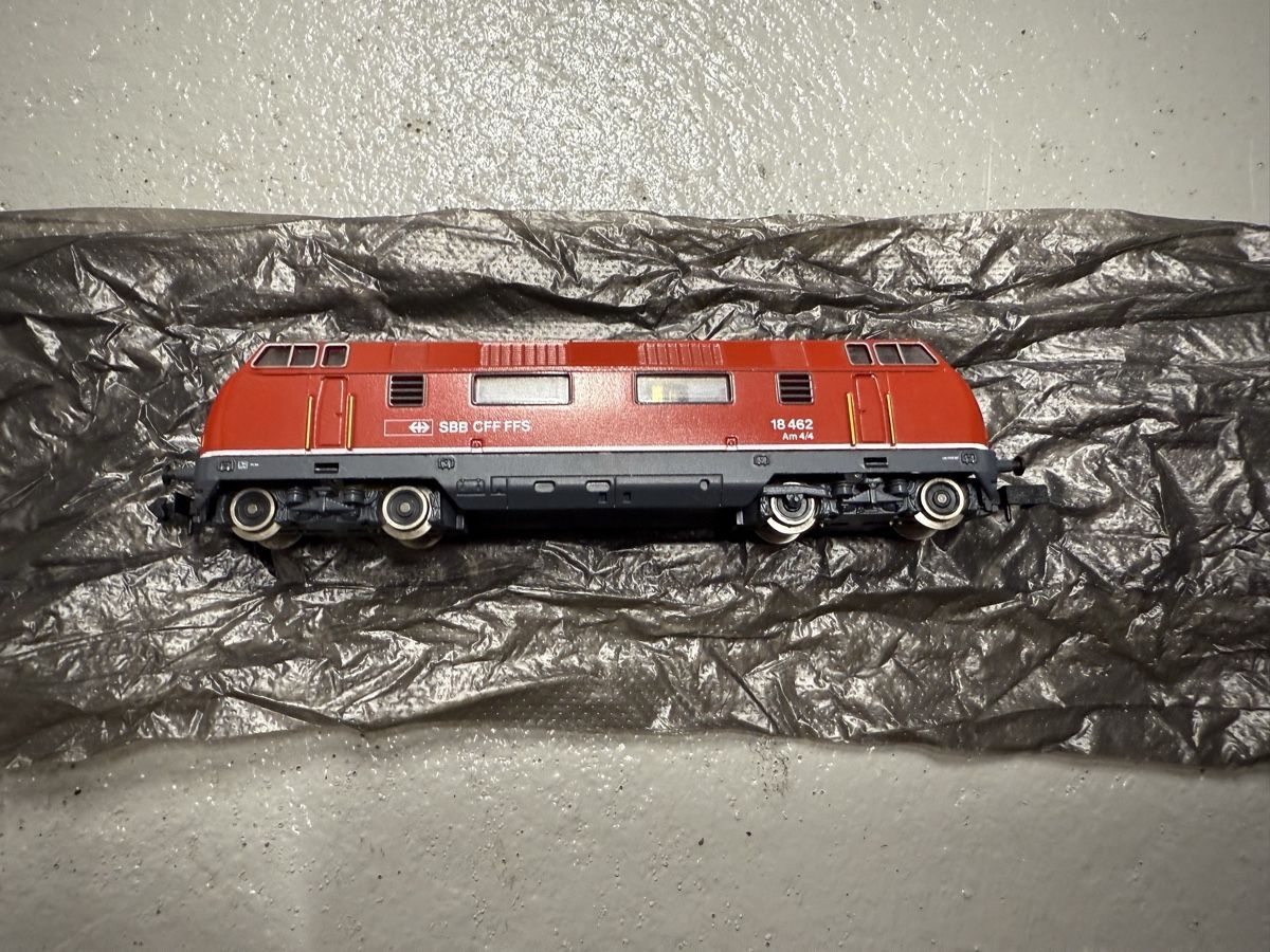 Märklin Modellini di ferrovie: Arnold Rapido N SBB Am 4/4 18462 – Usato da Berikon venduto da TopLok