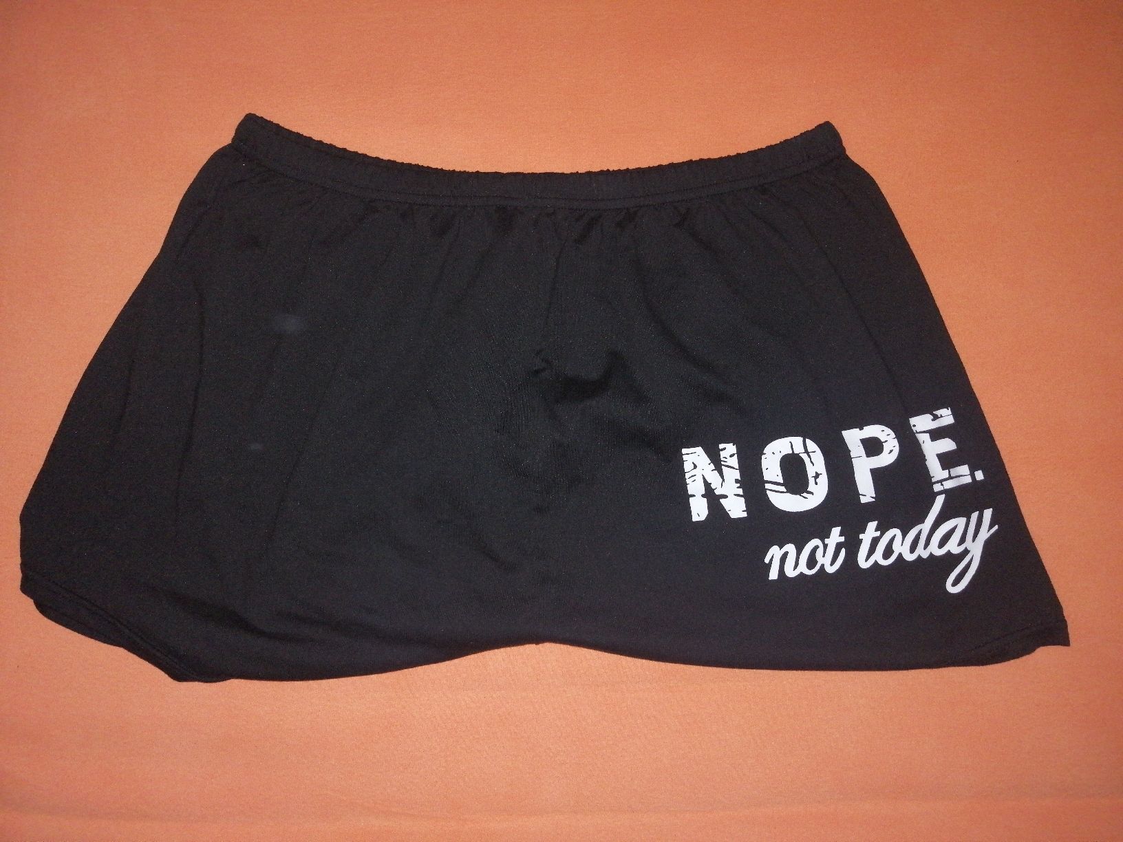 Negligees & Pigiami: Schwarzer Sommer Schlafanzug mit Spruch: "NOPE not today" – Usato da Kriens venduto da Caroline_Schweiz
