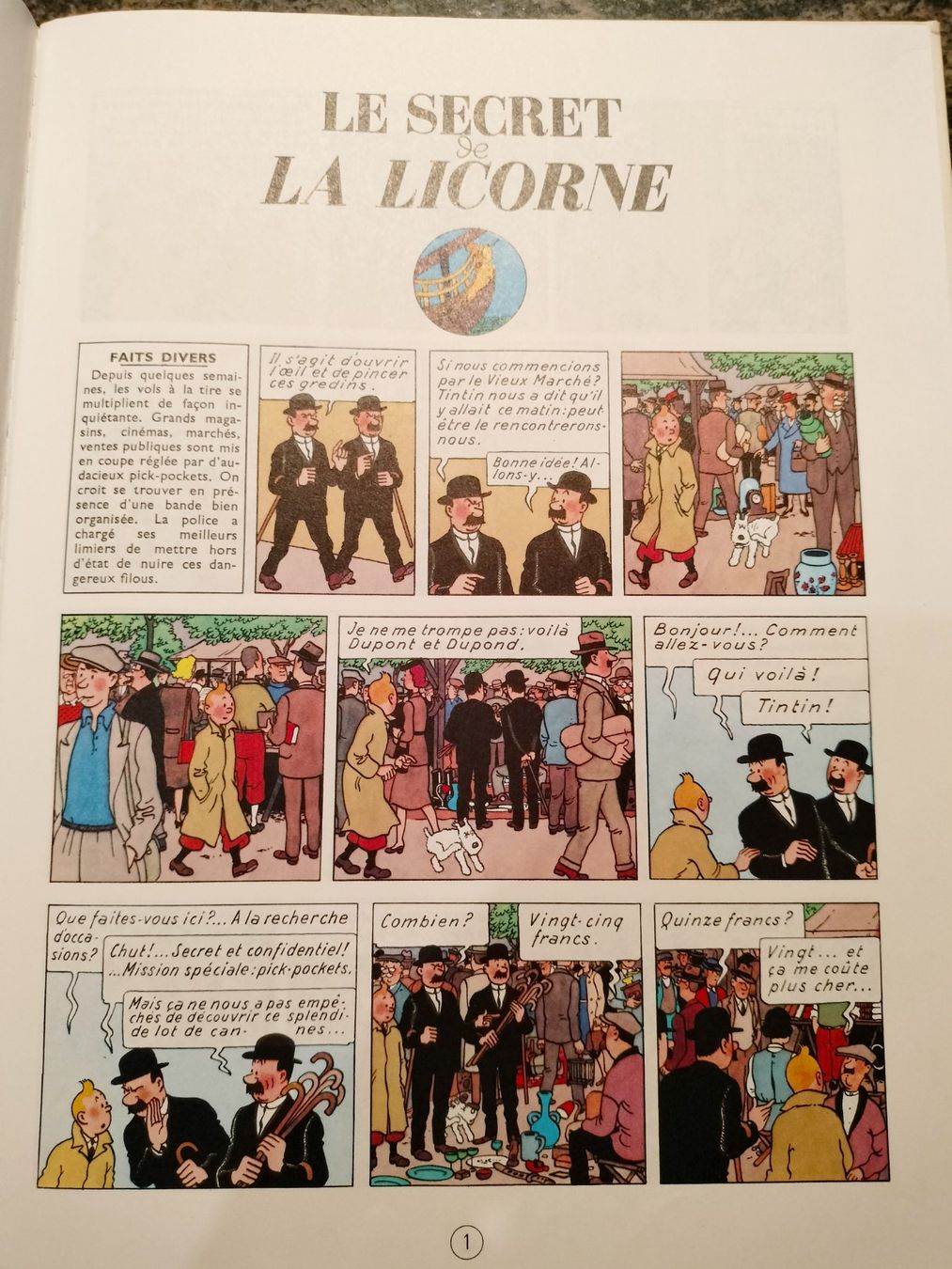 Comics: Tintin Le secret de la licorne – Gebraucht aus Cortaillod von rozinna 3